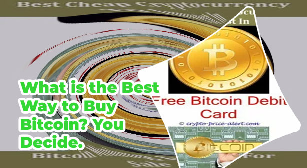 Best way to buy bitcoin